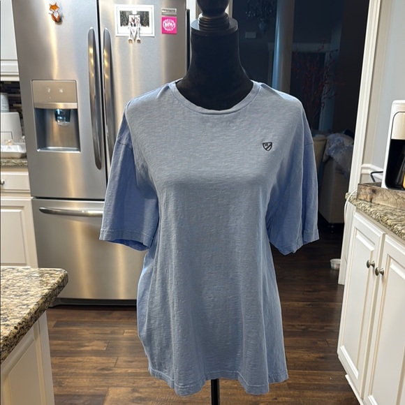 Daniel Cremieux Other - Daniel Cremieux Gray and Blue Relaxed Boxy T-Shirt